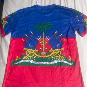 Haitian flag shirt